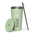 Vaso aislado con pajita.